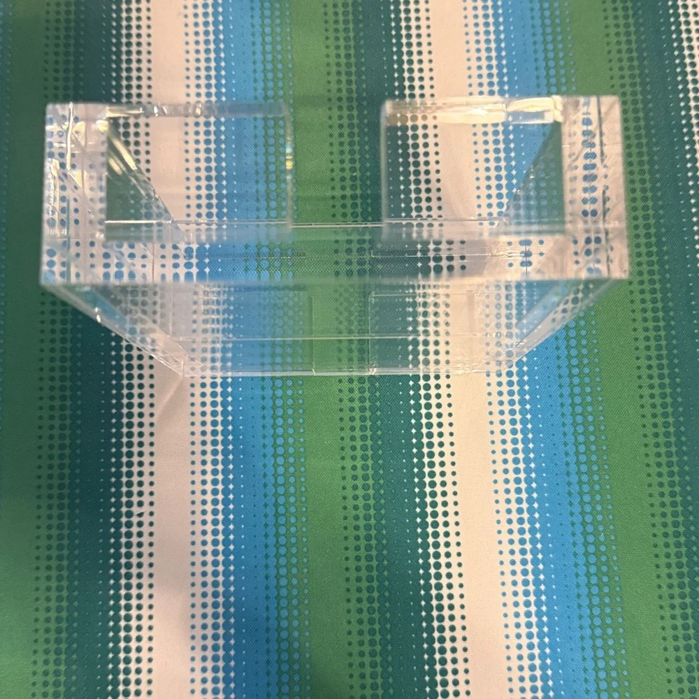 Clear Acrylic Bathroom Organizer Tray - Transparent